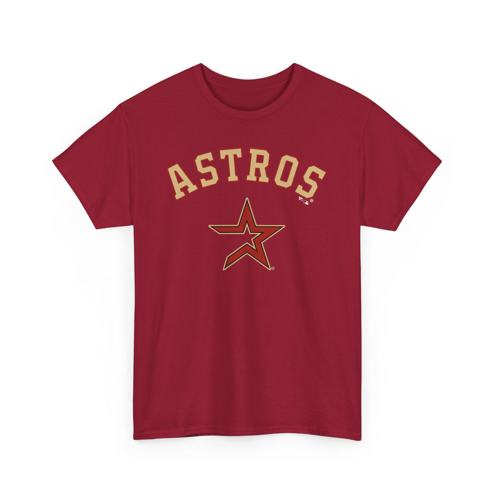 Vintage Astros Unisex Heavy Cotton Tee - Sports Graphic Shirt for Fans