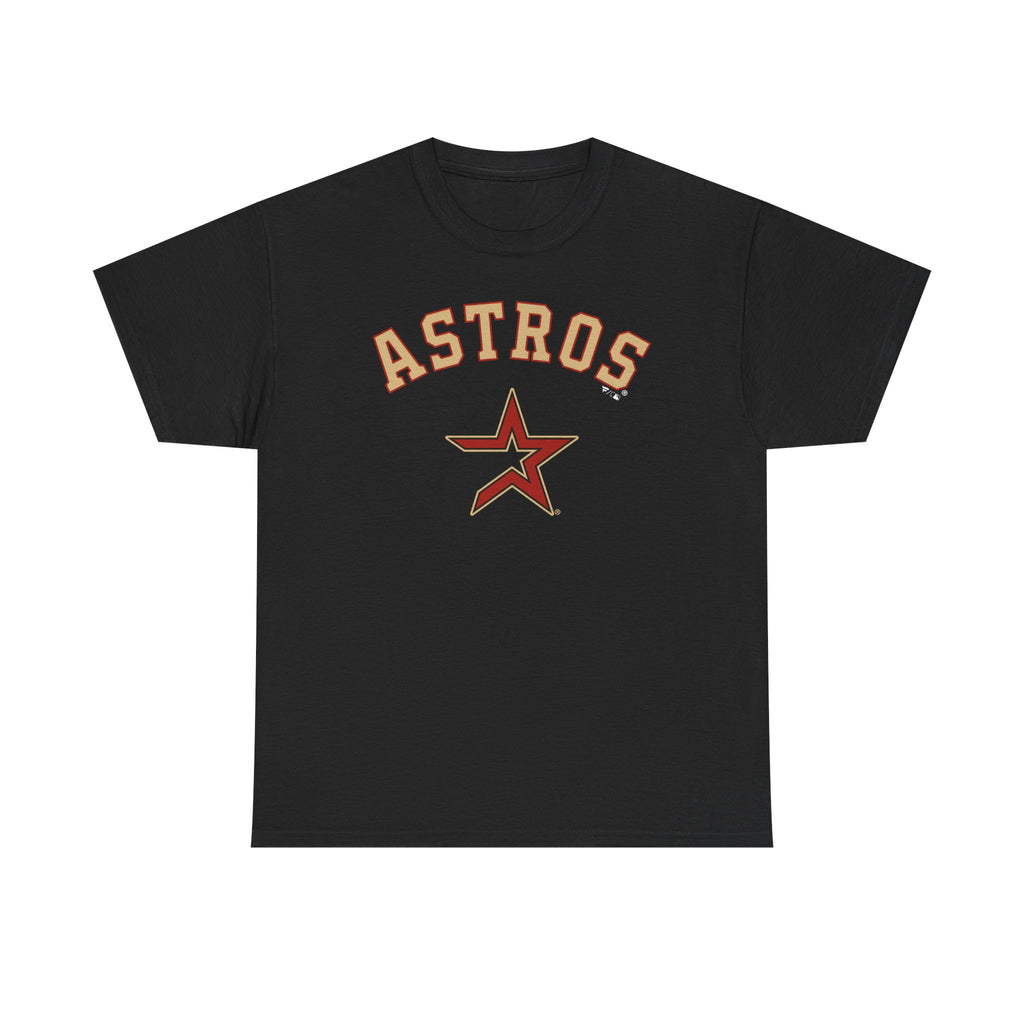 Vintage Astros Unisex Heavy Cotton Tee - Sports Graphic Shirt for Fans