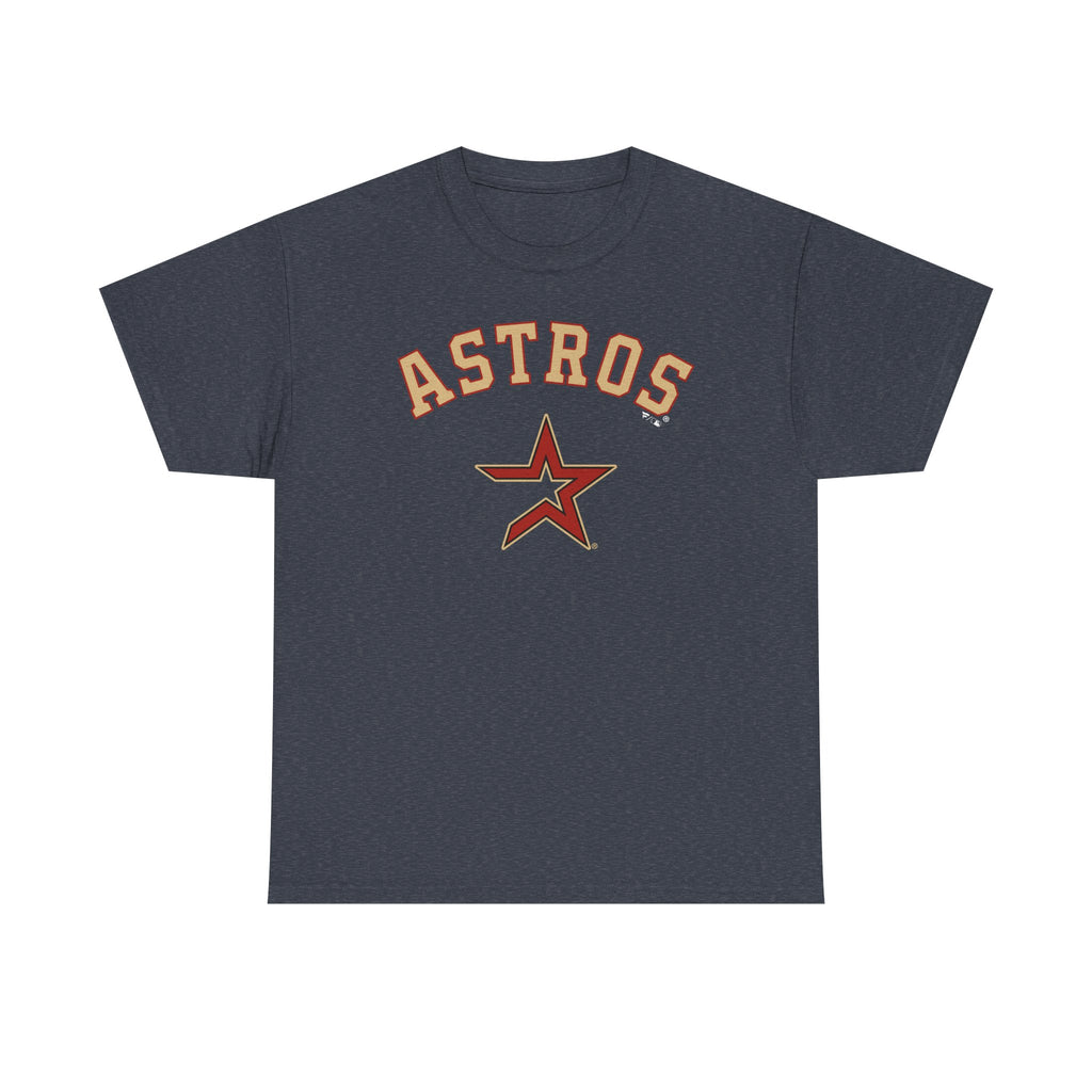 Vintage Astros Unisex Heavy Cotton Tee - Sports Graphic Shirt for Fans