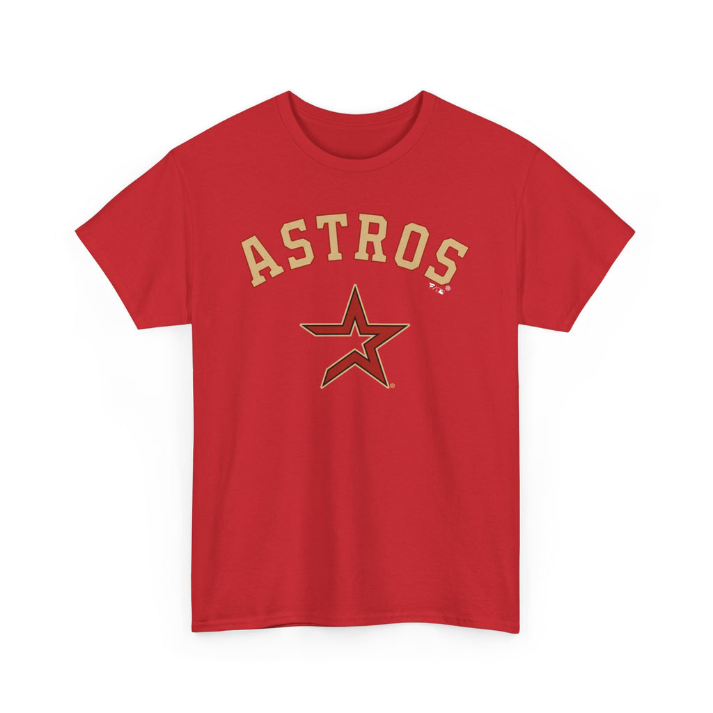 Vintage Astros Unisex Heavy Cotton Tee - Sports Graphic Shirt for Fans