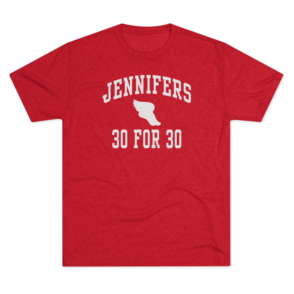 Red Tri-Blend Crew Tee - Perfect for Celebrations, Casual Wear, Birthdays, Gift for Her, Comfortable Everyday Style