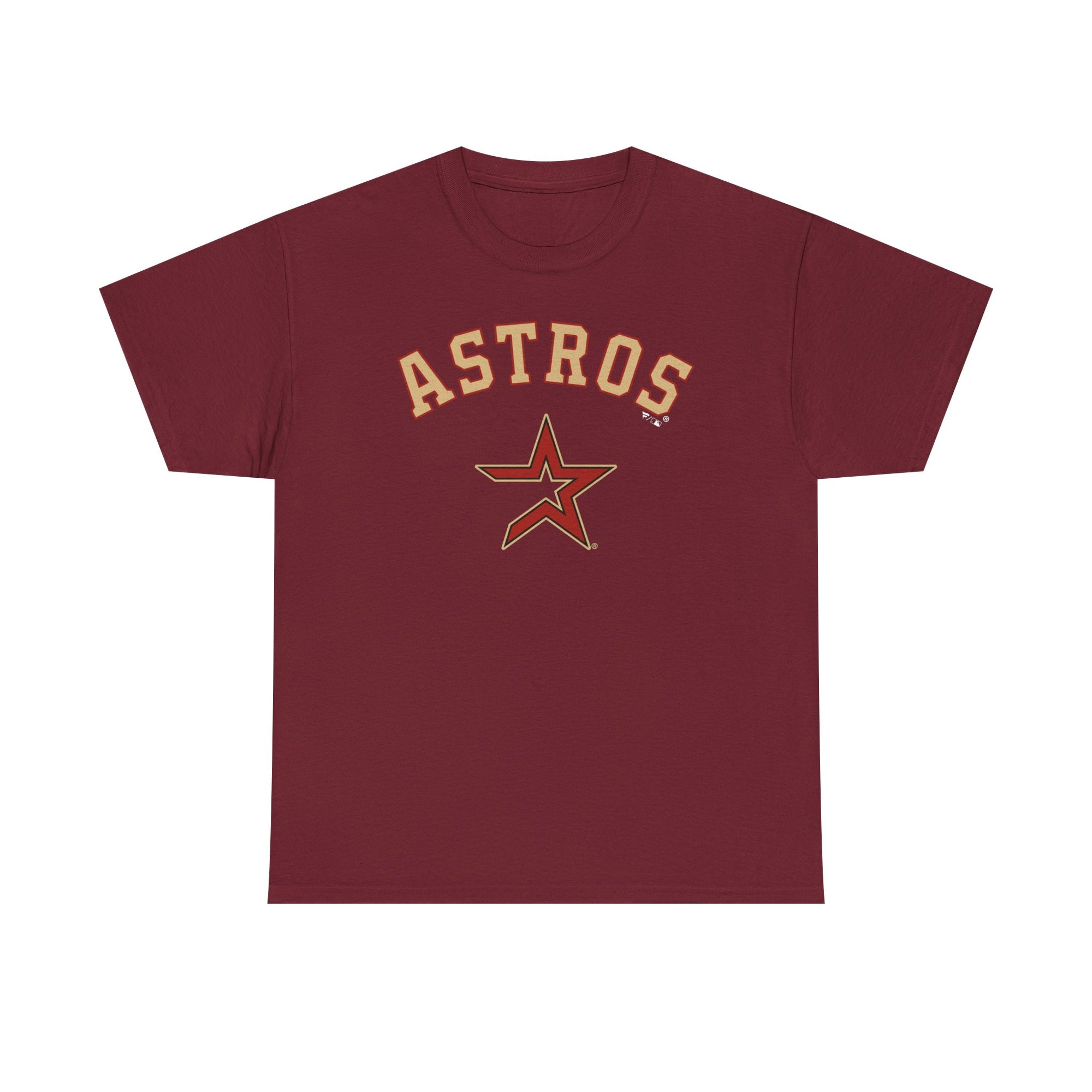 Vintage Astros Unisex Heavy Cotton Tee - Sports Graphic Shirt for Fans