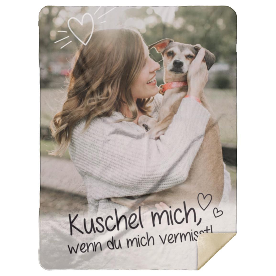 Pet Printed MSHL Premium Mink Sherpa Blanket 60x80