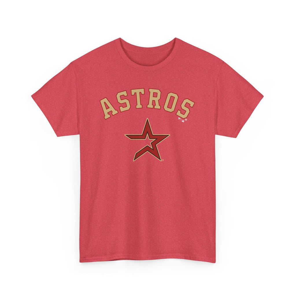 Vintage Astros Unisex Heavy Cotton Tee - Sports Graphic Shirt for Fans