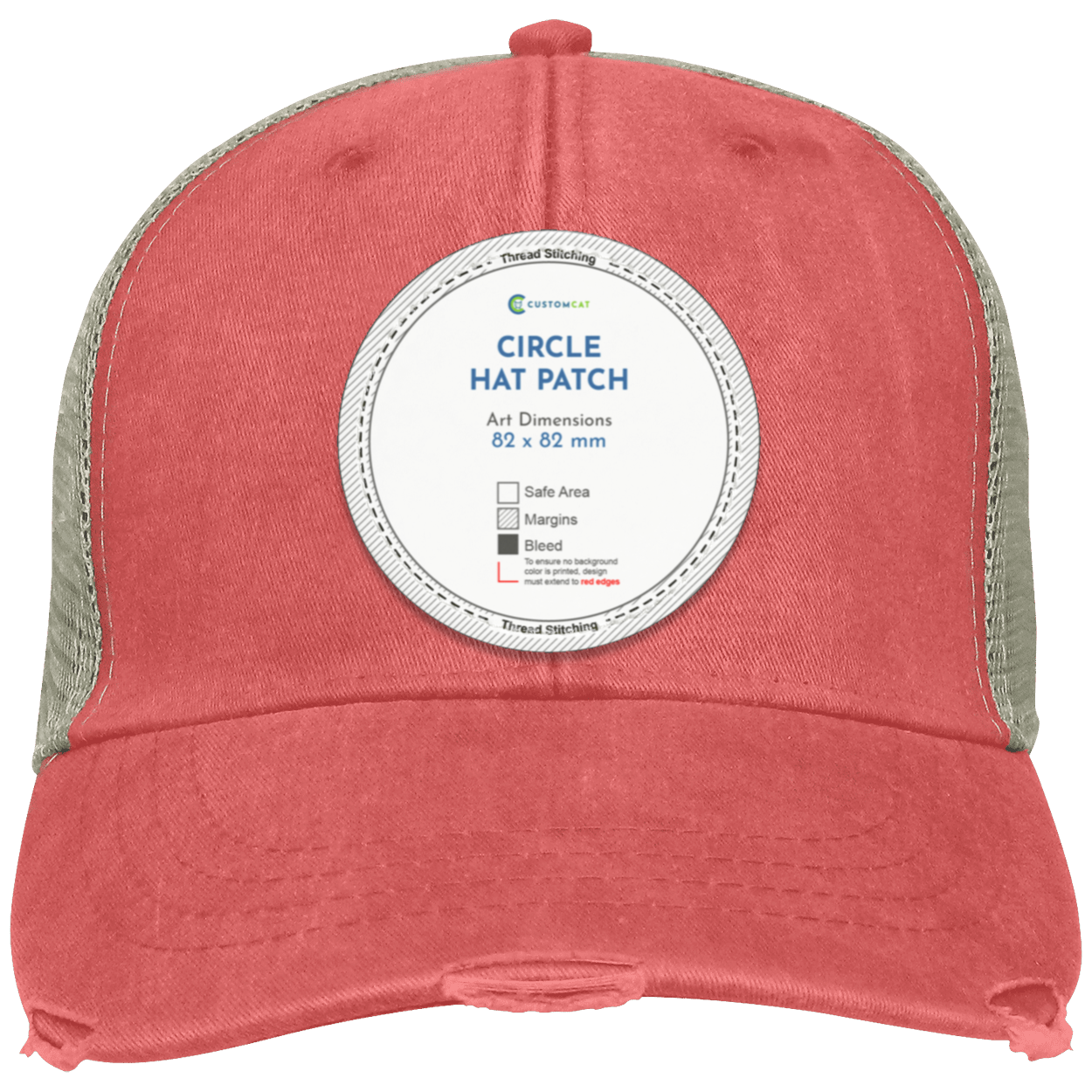 OL102 Distressed Ollie Cap - Patch