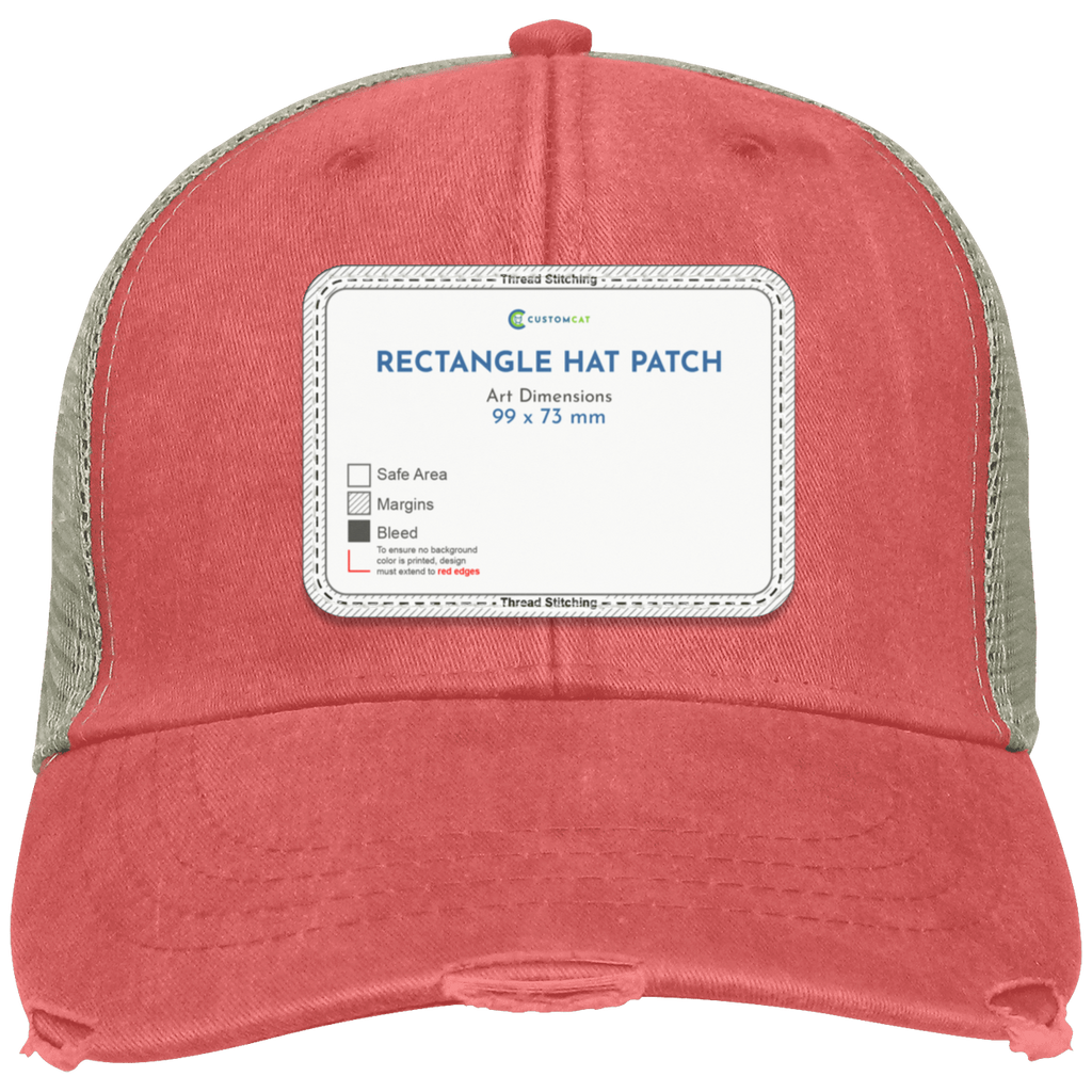 OL102 Distressed Ollie Cap - Patch