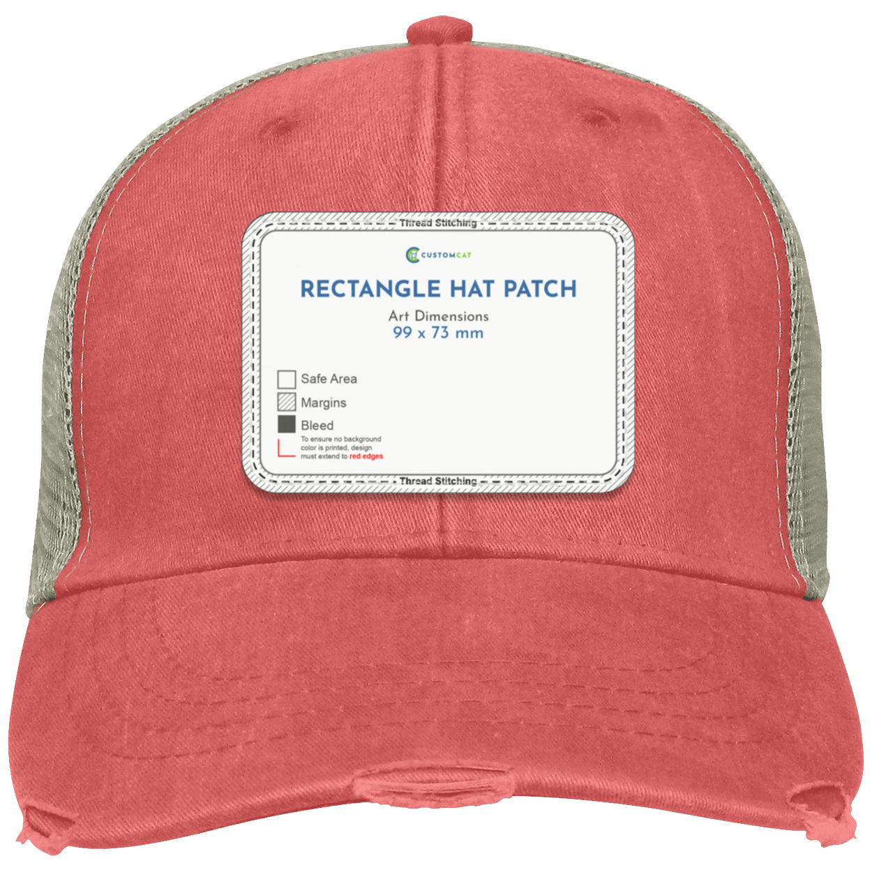 OL102 Distressed Ollie Cap - Patch