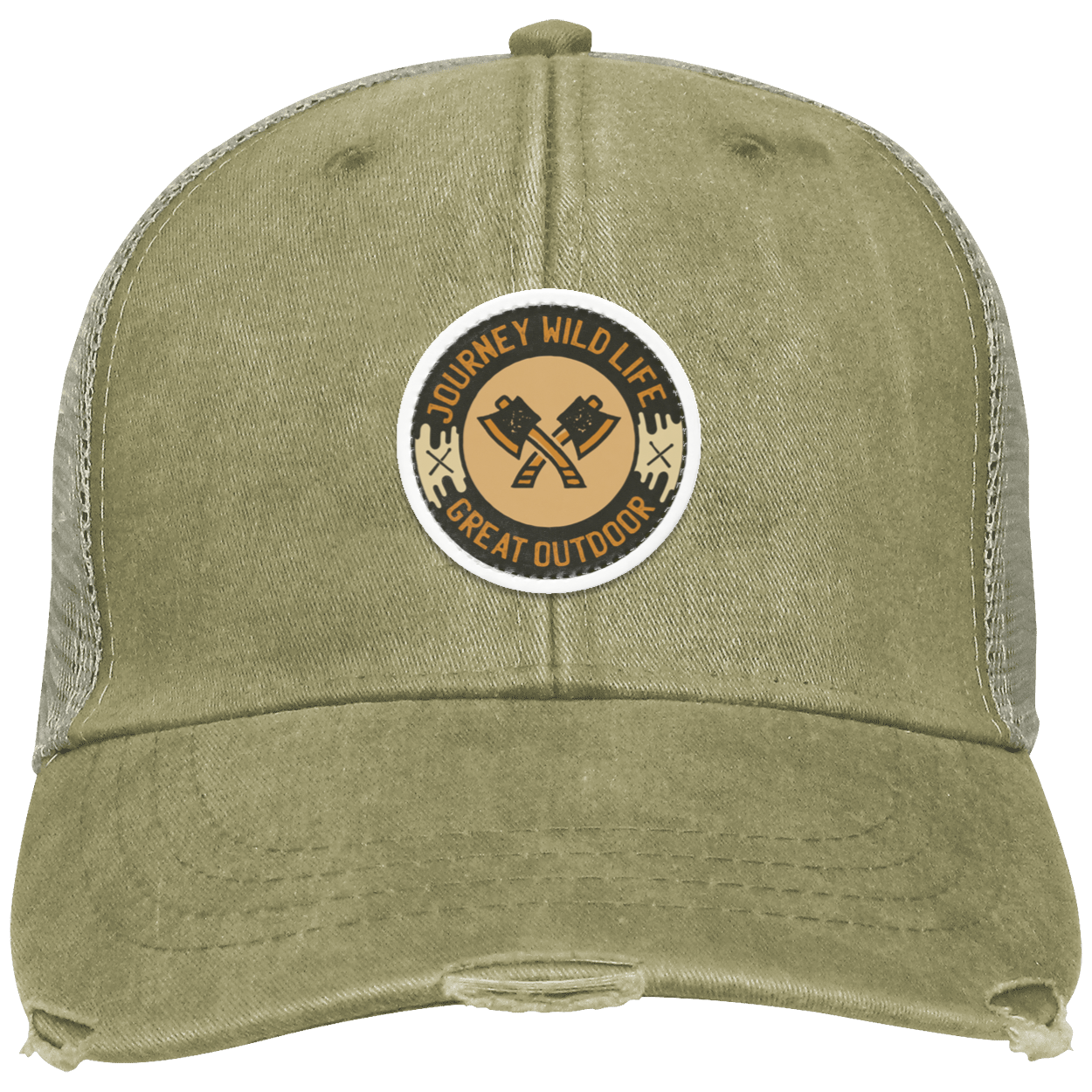 OL102 Distressed Ollie Cap - Patch