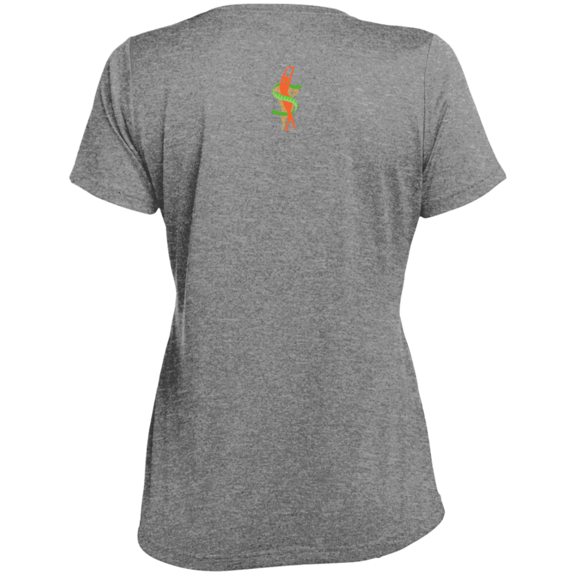 LST360 Ladies' Heather Scoop Neck Performance Tee