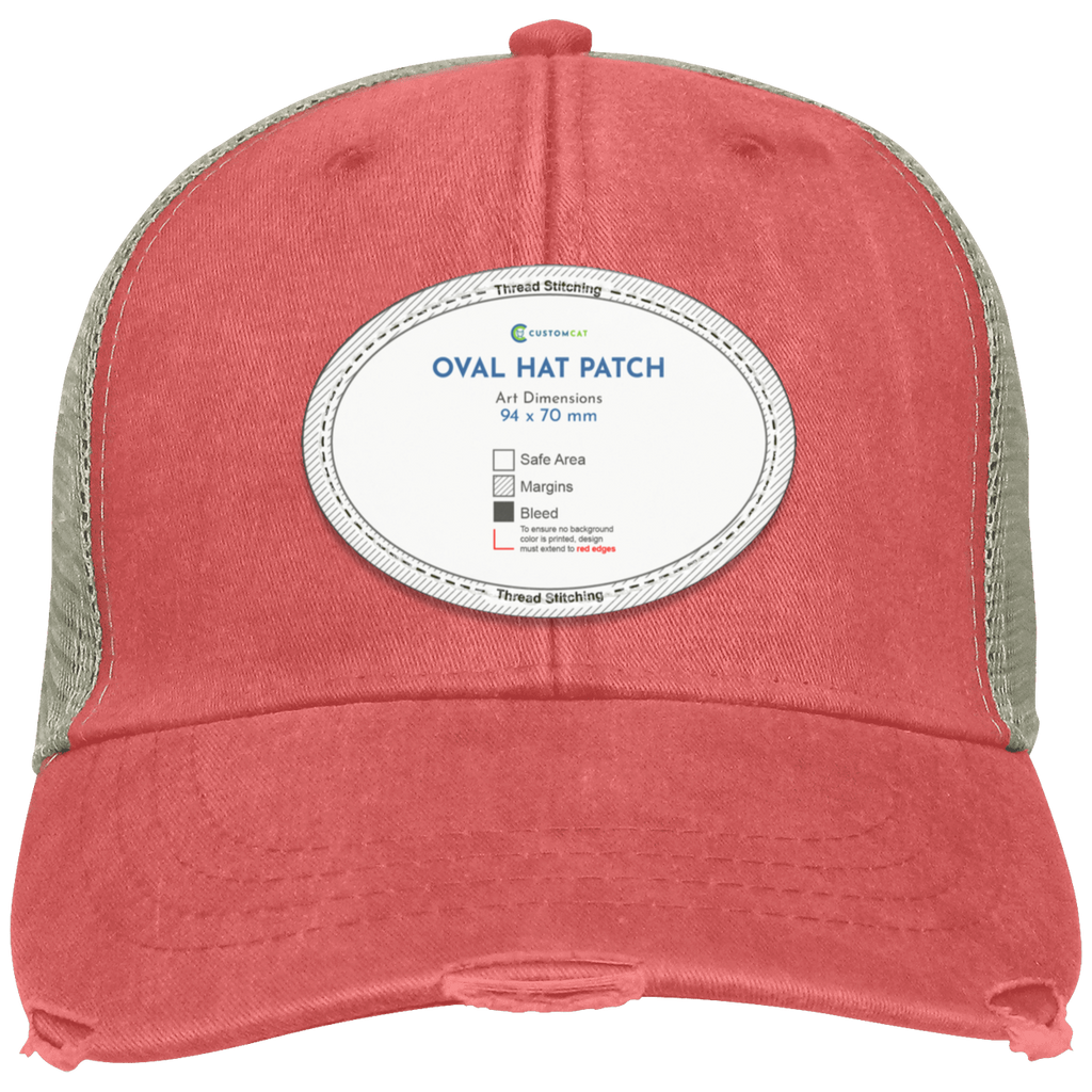 OL102 Distressed Ollie Cap - Patch