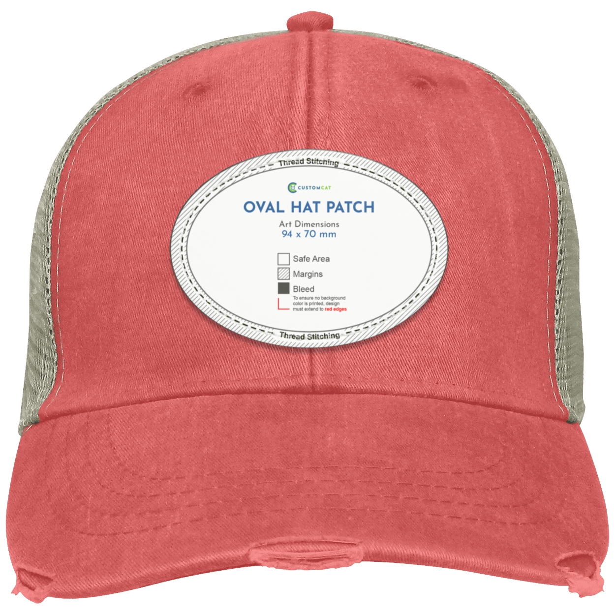 OL102 Distressed Ollie Cap - Patch