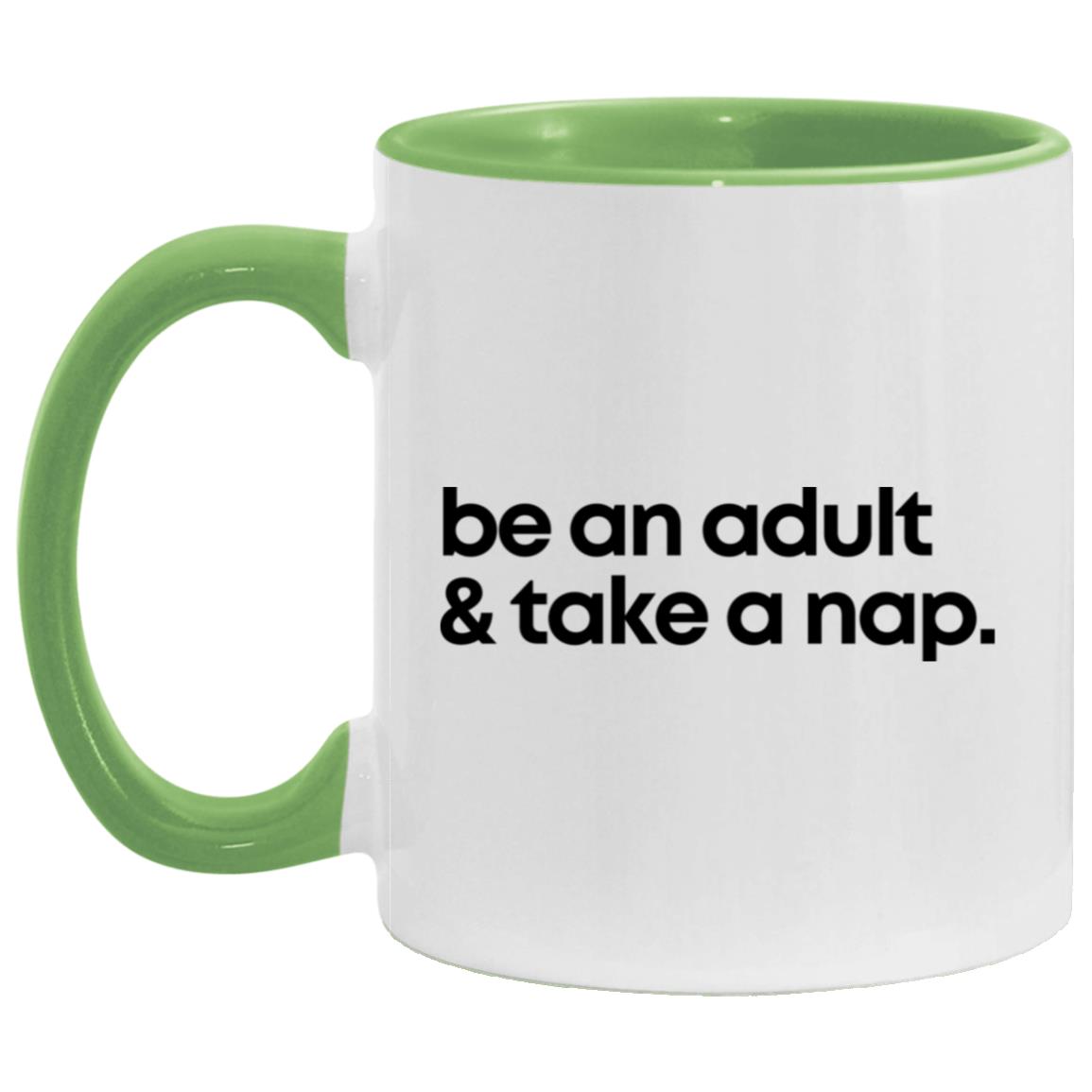 Green 11oz Accent Mug