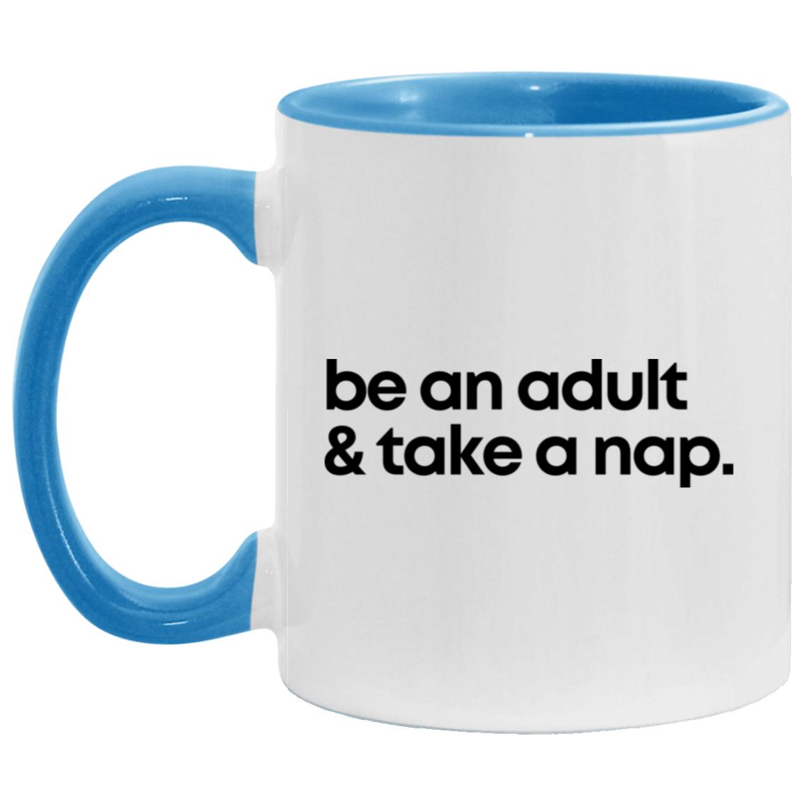 Blue 11oz Accent Mug