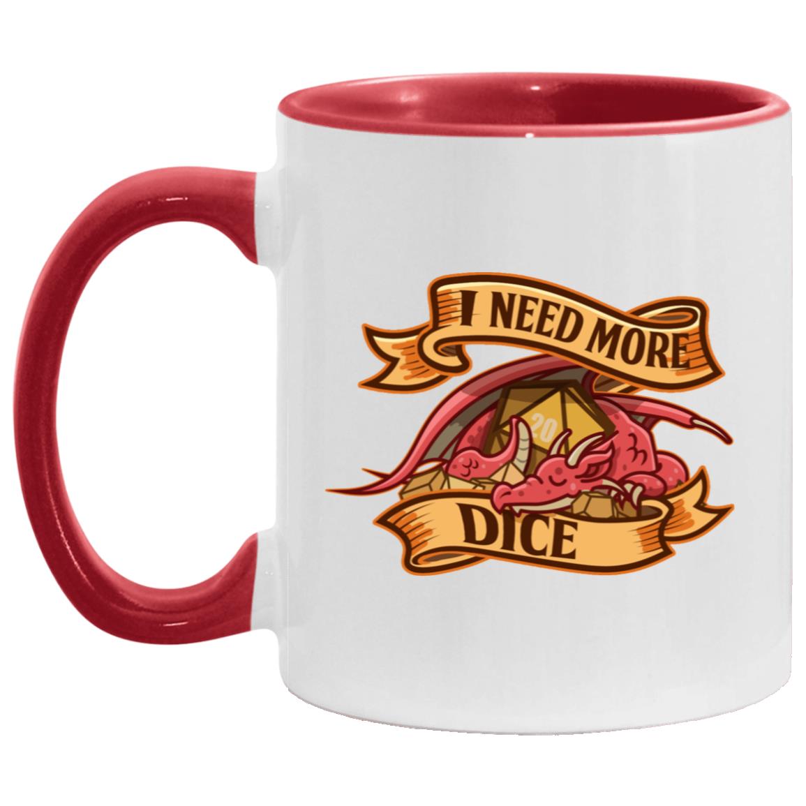 Red 11oz Accent Mug