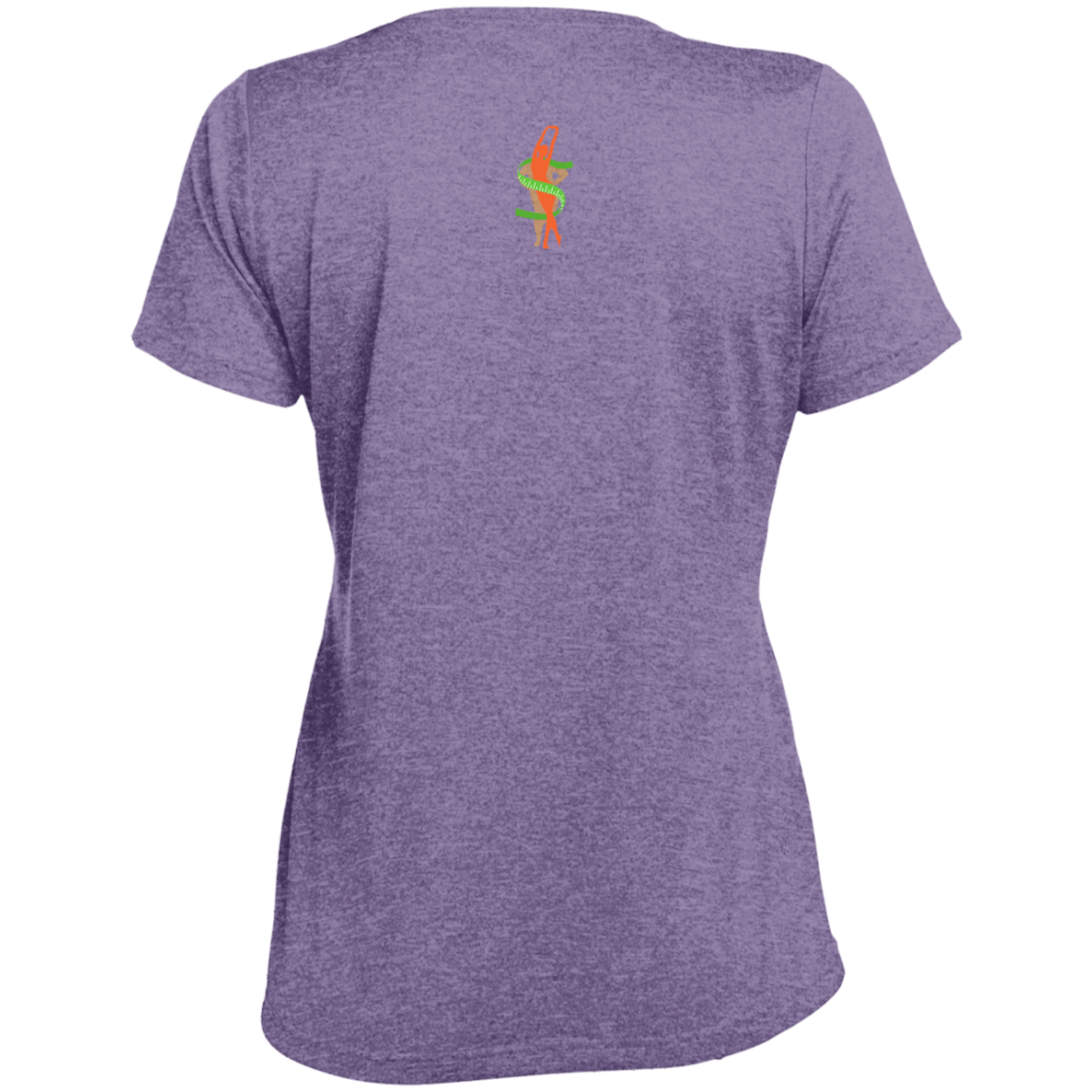 LST360 Ladies' Heather Scoop Neck Performance Tee