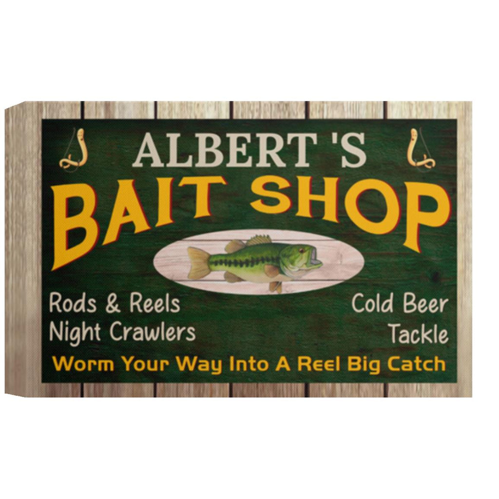 Albert's Bait Shop Canvas