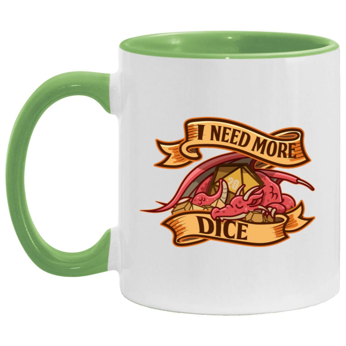 green 11oz Accent Mug
