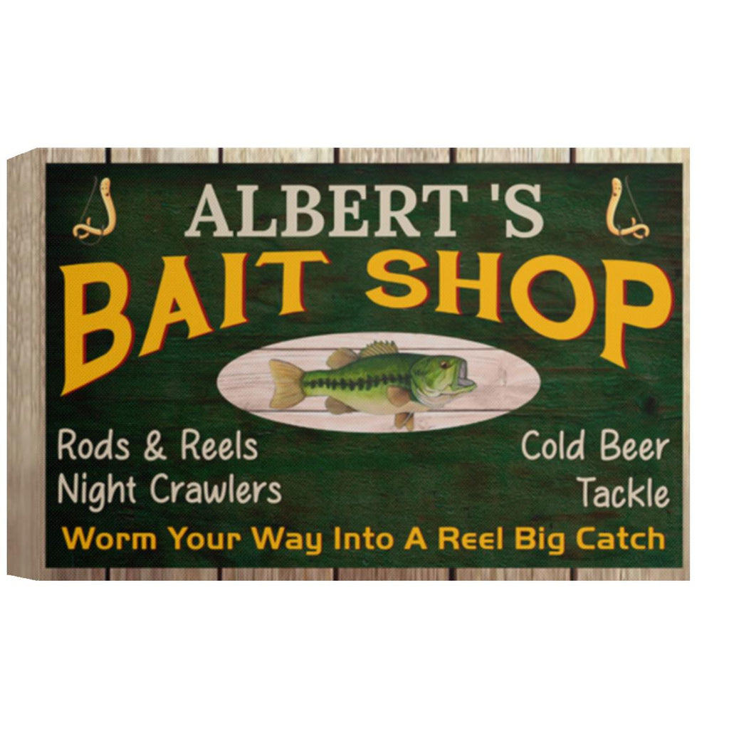 Albert's Bait Shop Canvas