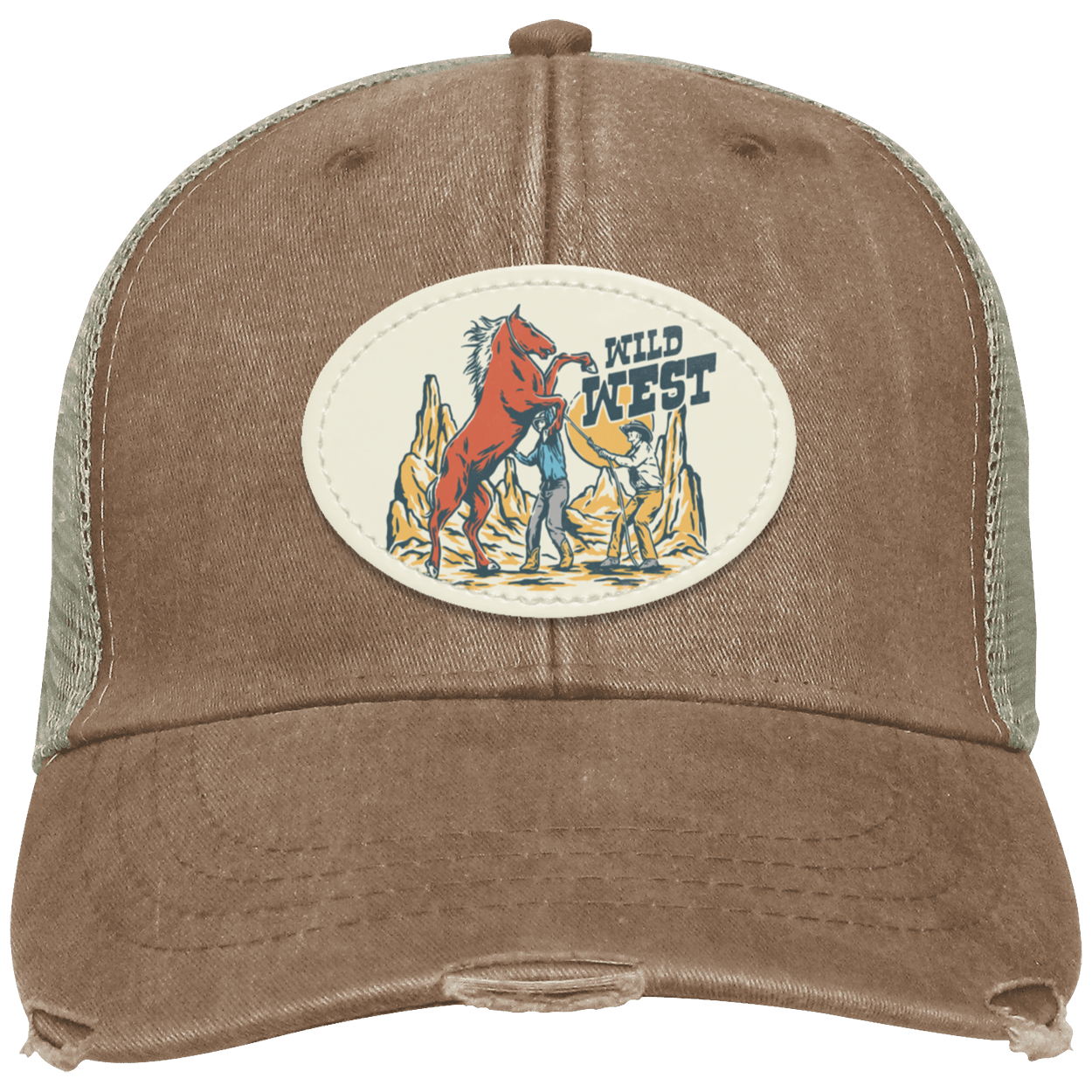 OL102 Distressed Ollie Cap - Patch