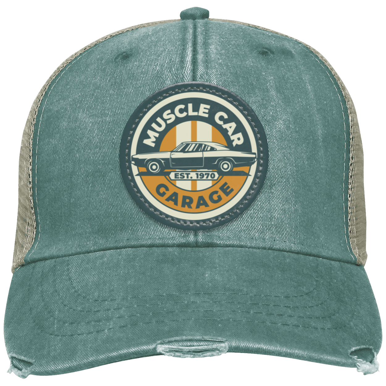 OL102 Distressed Ollie Cap - Patch