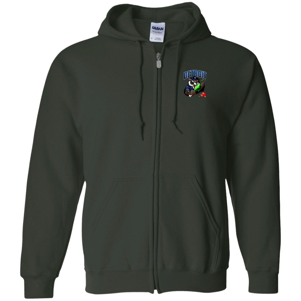 G186 Zip Up Hooded Sweatshirt
