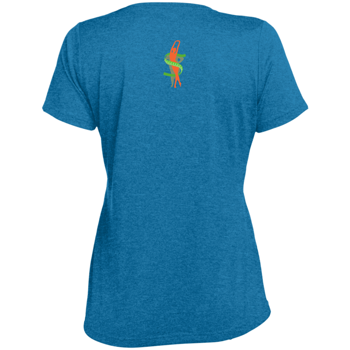 LST360 Ladies' Heather Scoop Neck Performance Tee