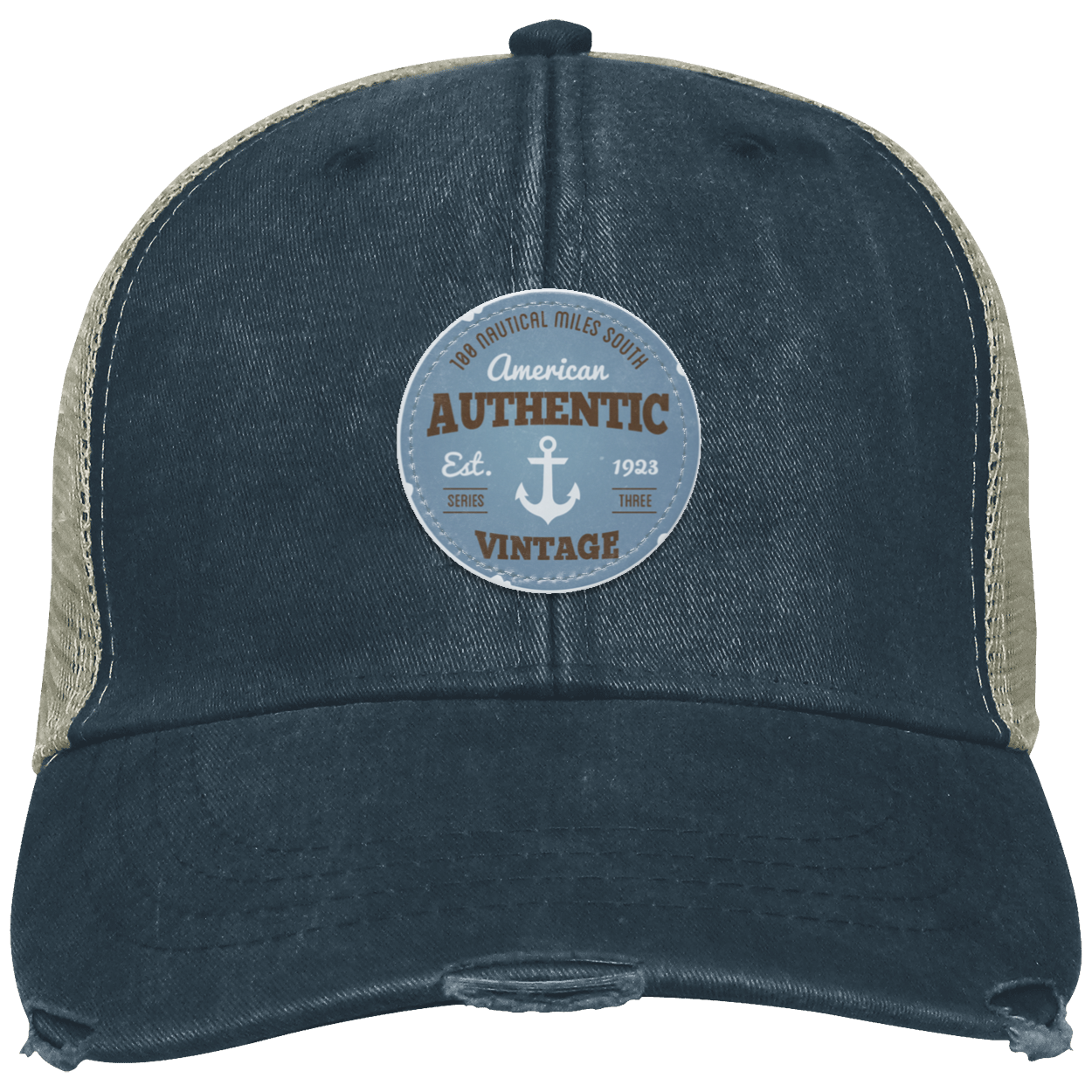 OL102 Distressed Ollie Cap - Patch