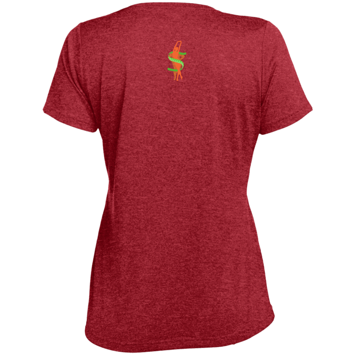 LST360 Ladies' Heather Scoop Neck Performance Tee