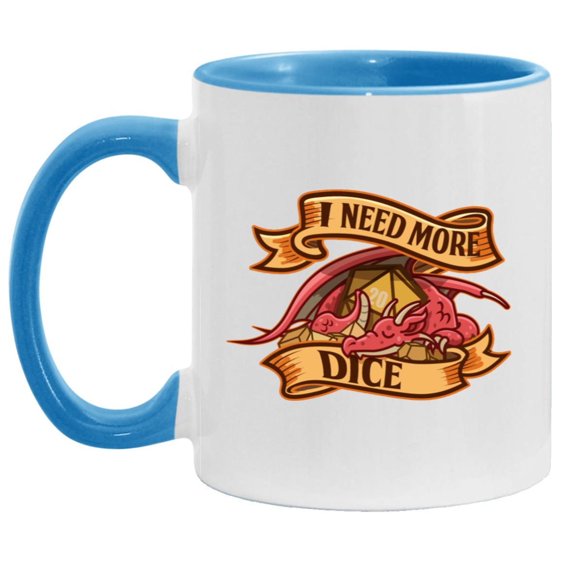 Blue 11oz Accent Mug