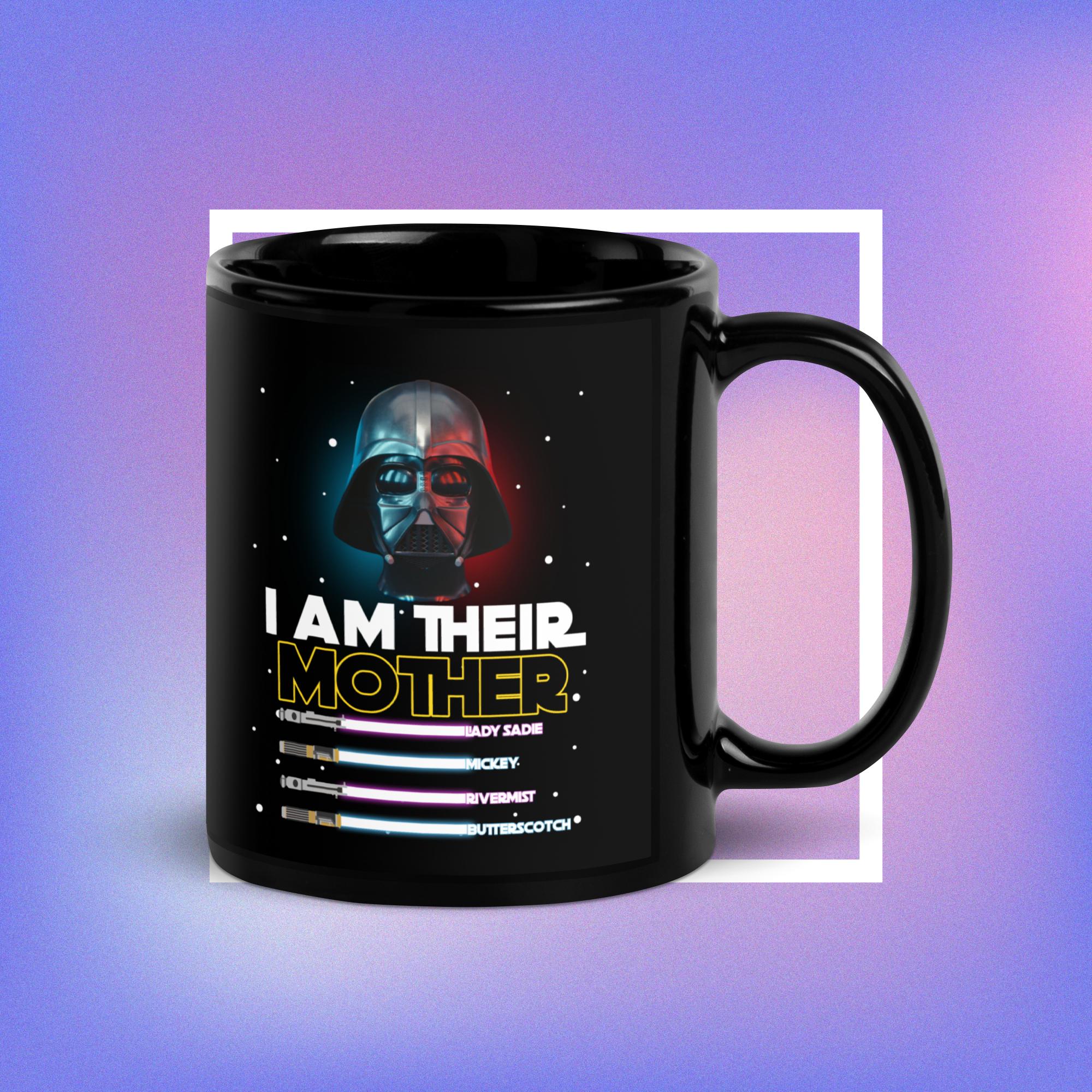 Printiful Black Glossy Mug