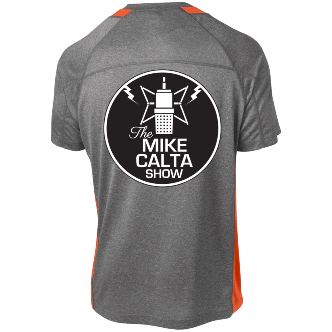 ST361 Heather Colorblock Poly T-Shirt