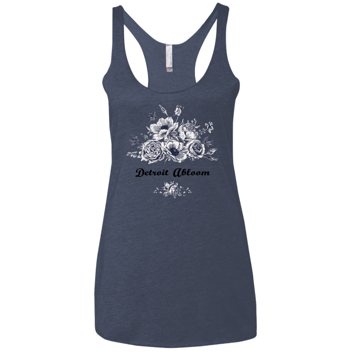 DetroitAbloomShirt NL6733 Next Level Ladies' Triblend Racerback Tank