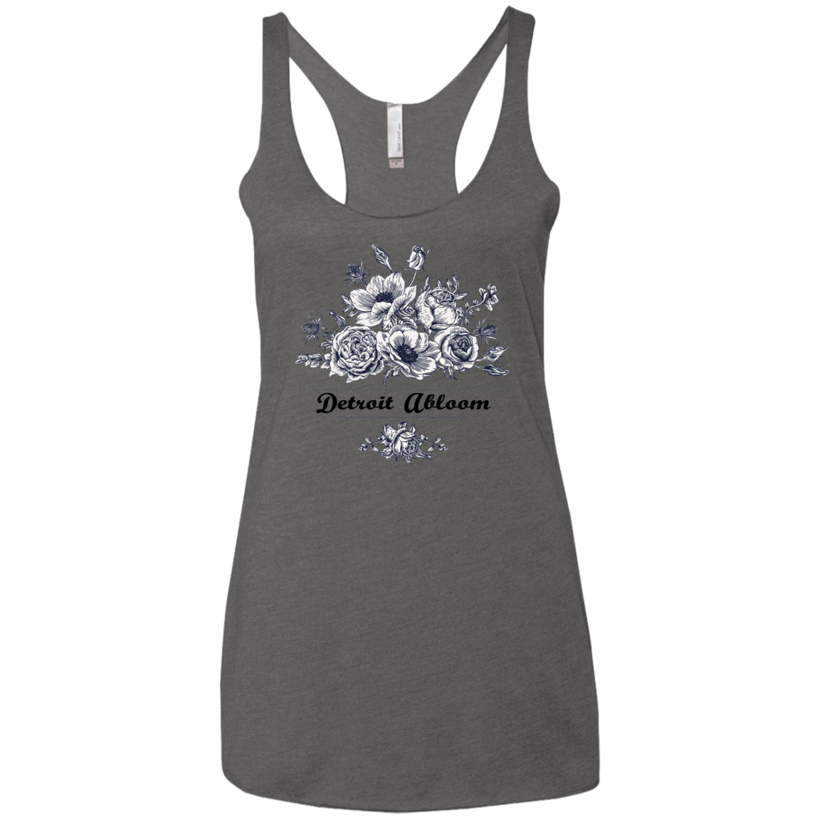 DetroitAbloomShirt NL6733 Next Level Ladies' Triblend Racerback Tank