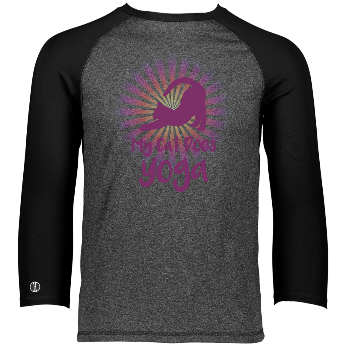 my cat does yoga 222538 Holloway Men's Typhoon T-Shirt