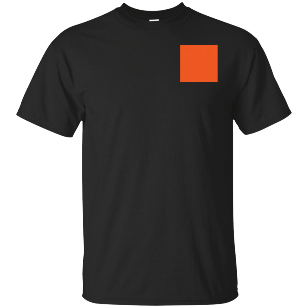 Left Chest Orange Gildan T-Shirt