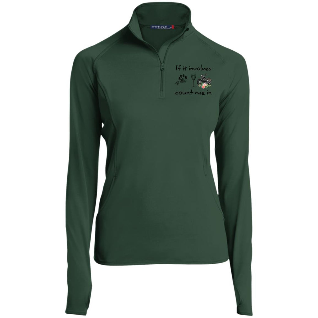 LST850 Women's 1/2 Zip Performance Pullover