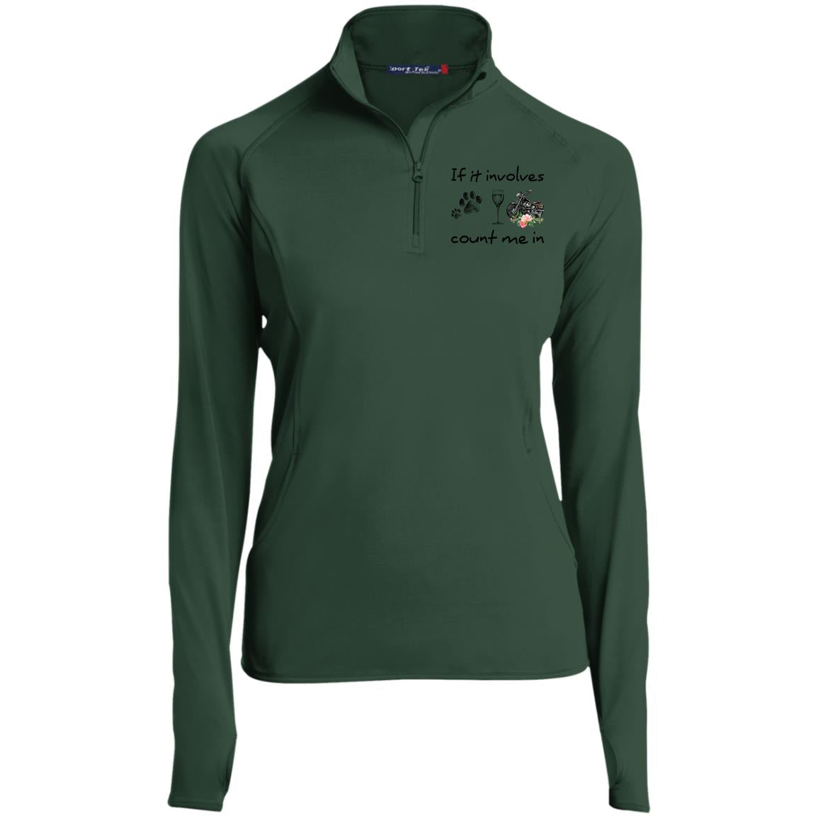 LST850 Women's 1/2 Zip Performance Pullover