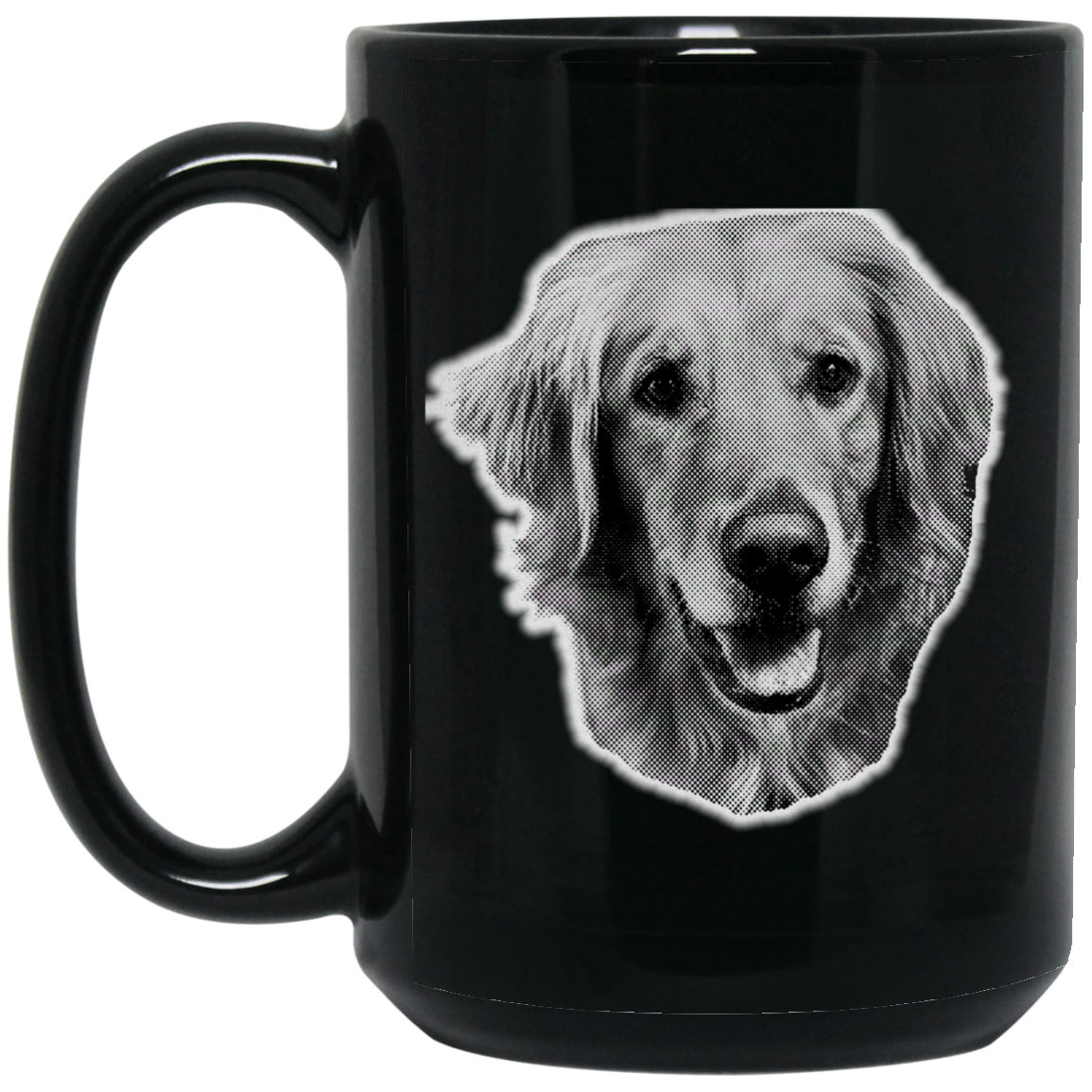 Otis Black 15 oz Mug
