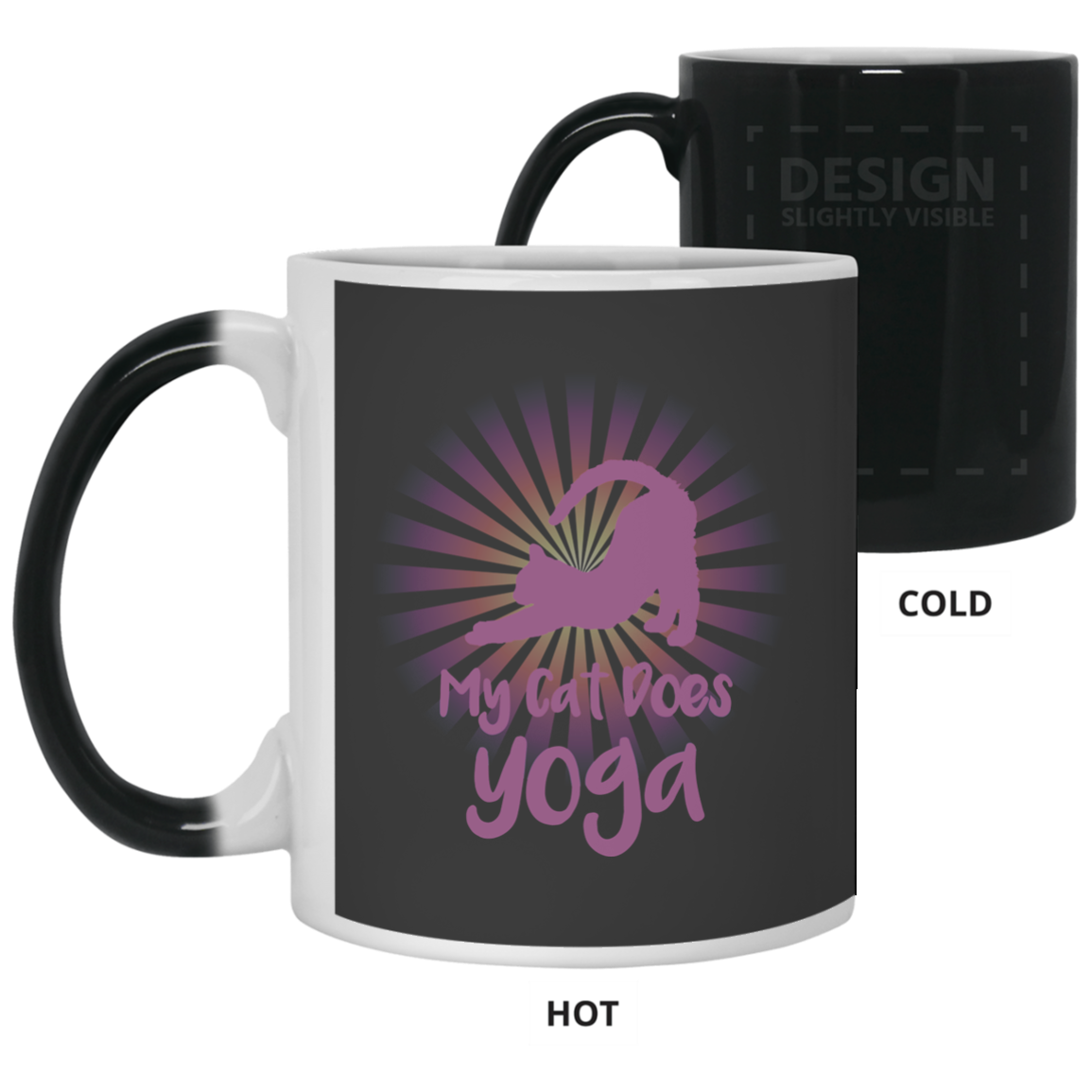my cat does yoga TEST DO NOT ORDER 21150 11 oz. Color Changing Mug
