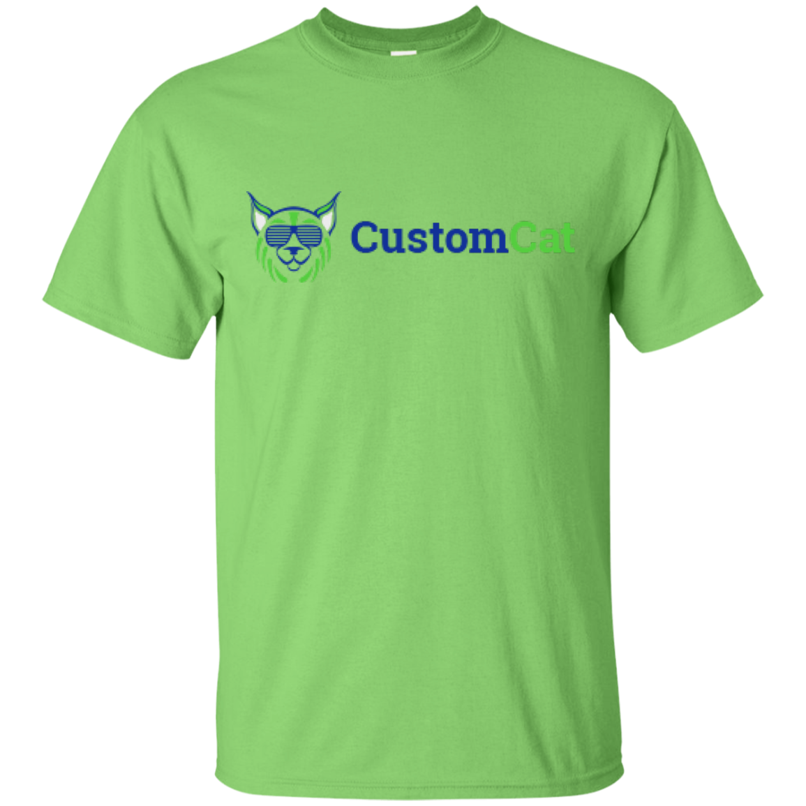 G200 Gildan Ultra Cotton T-Shirt Lime Back Test