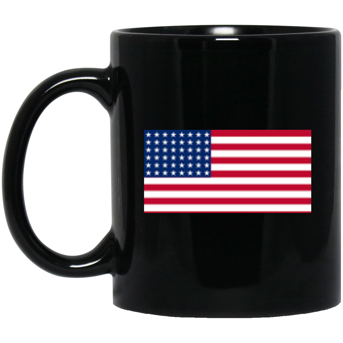 images 11 oz. Black Mug