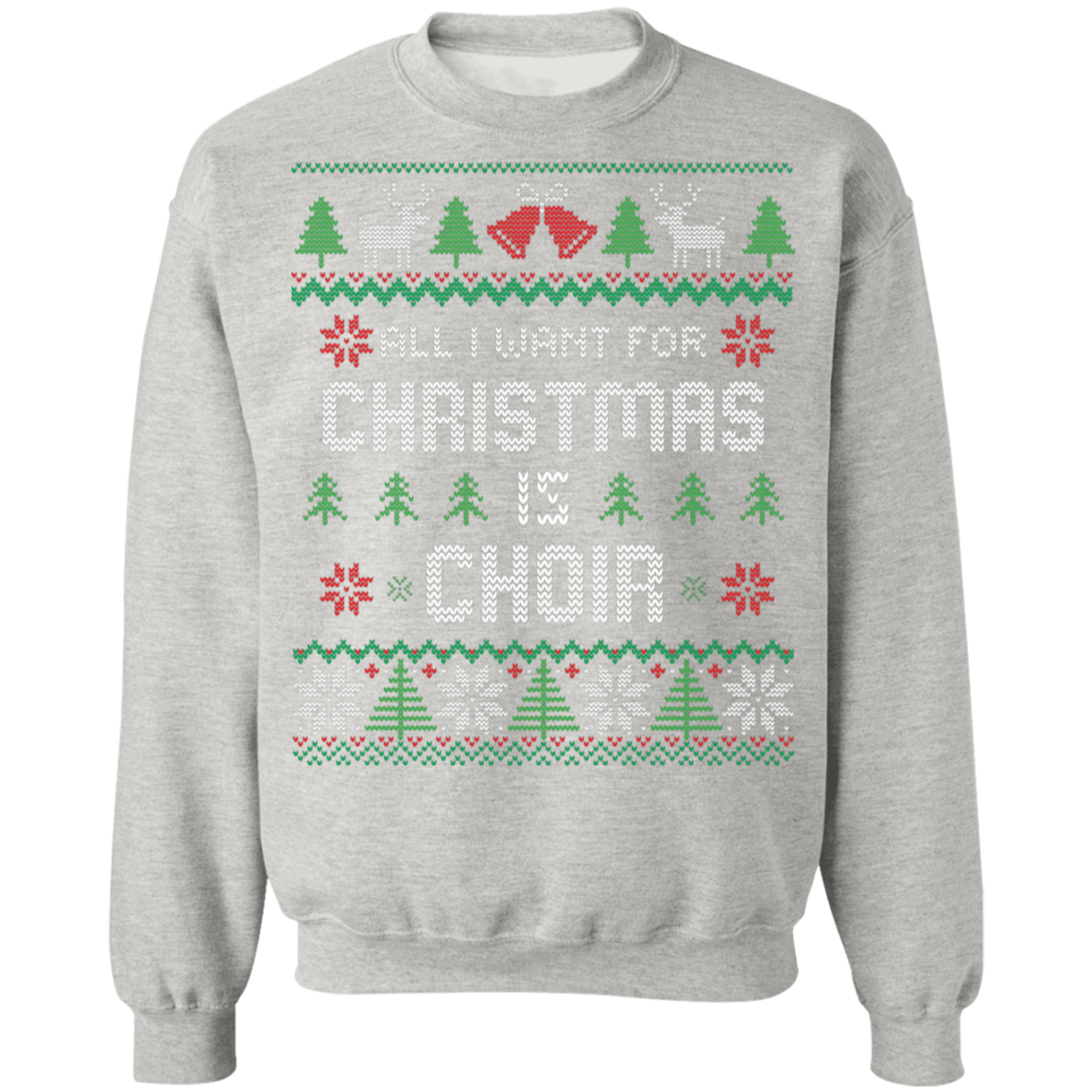 shirt-alliwantforxmas-v2 Z65 Crewneck Pullover Sweatshirt