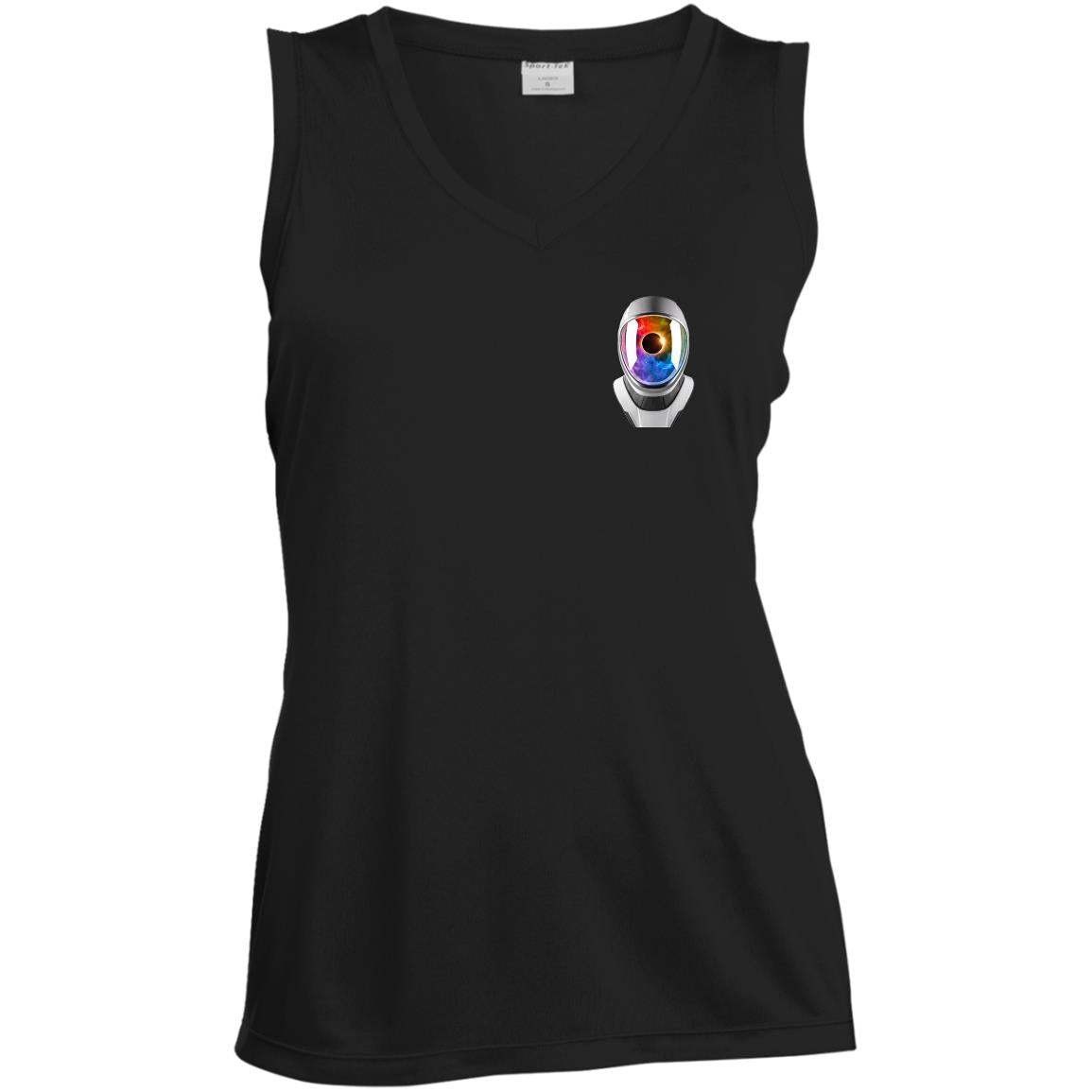 LST352 Ladies' Sleeveless V-Neck Performance Tee