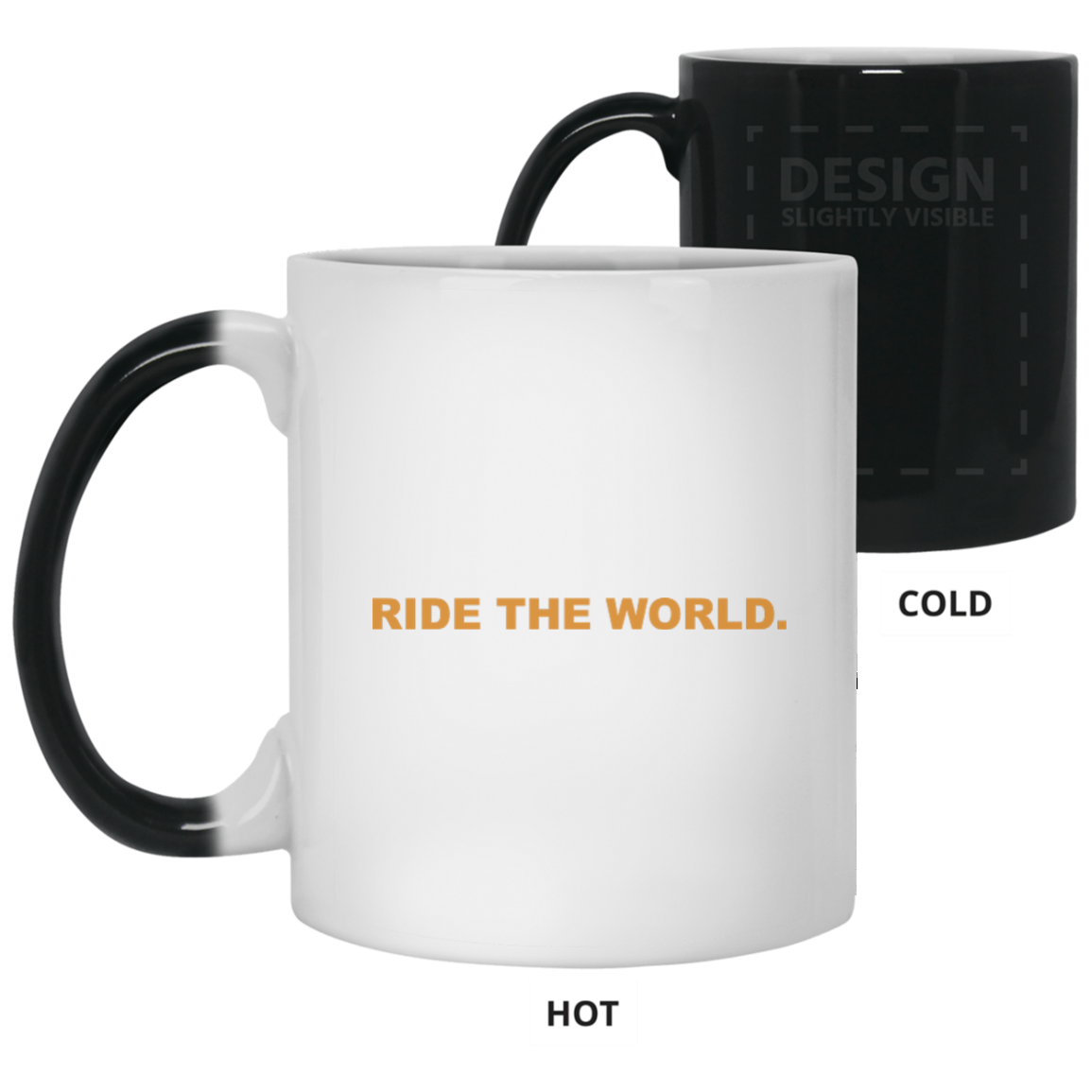 RideTheWorld-orange Magic Mugs