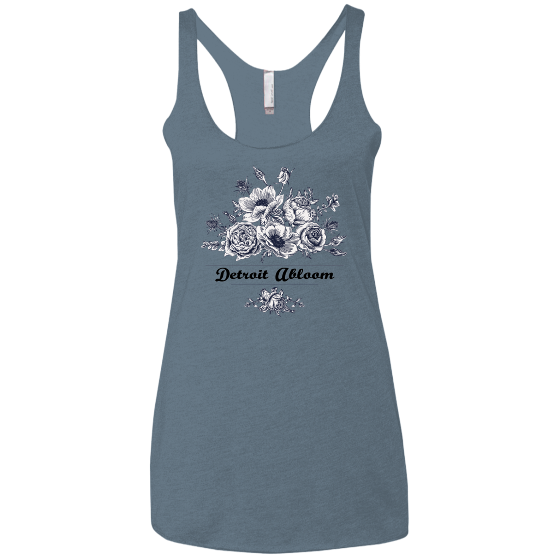 DetroitAbloomShirt NL6733 Next Level Ladies' Triblend Racerback Tank