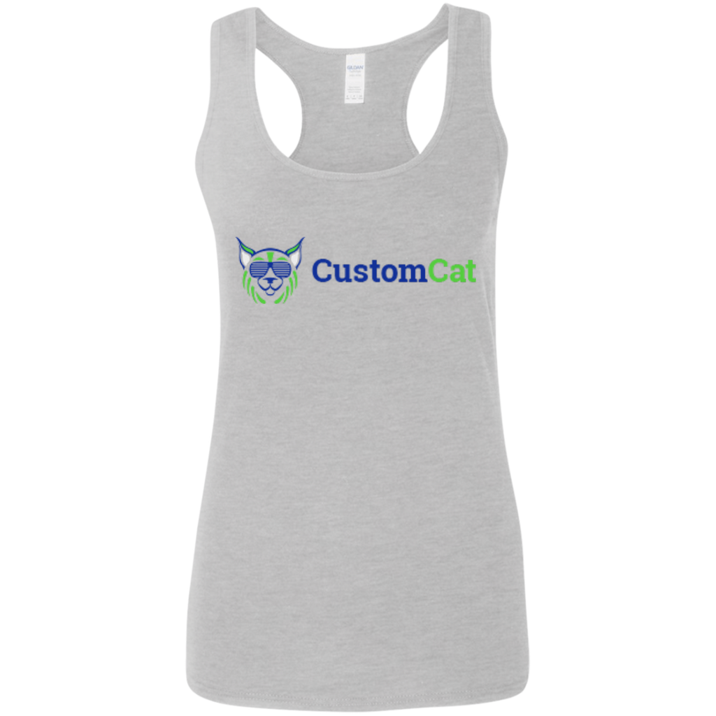 Ladies Softstyle Racerback Tank Weathers Test