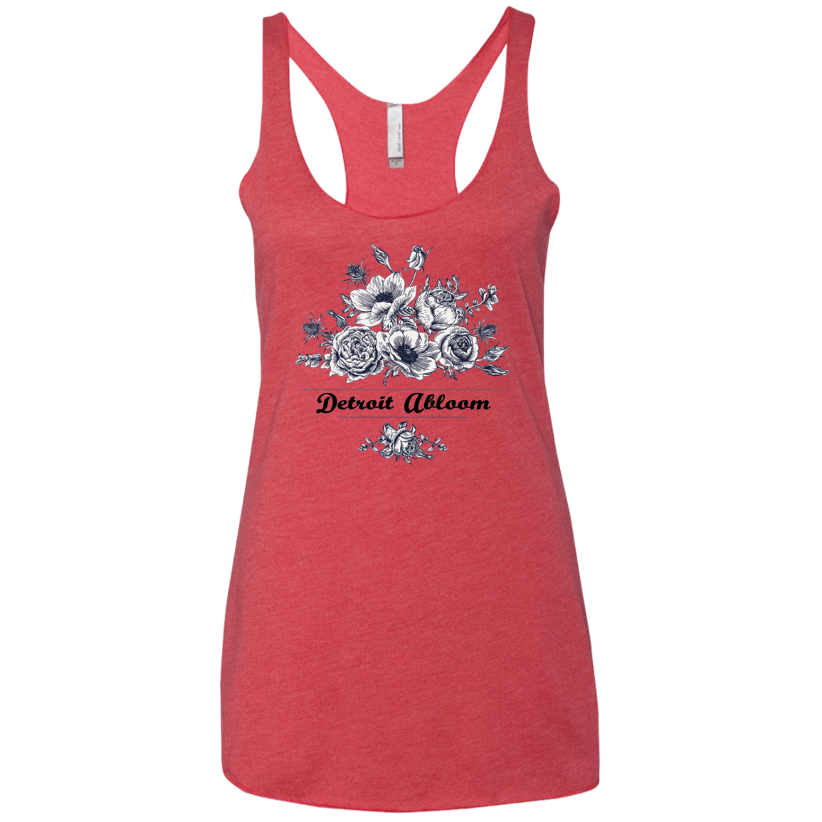 DetroitAbloomShirt NL6733 Next Level Ladies' Triblend Racerback Tank