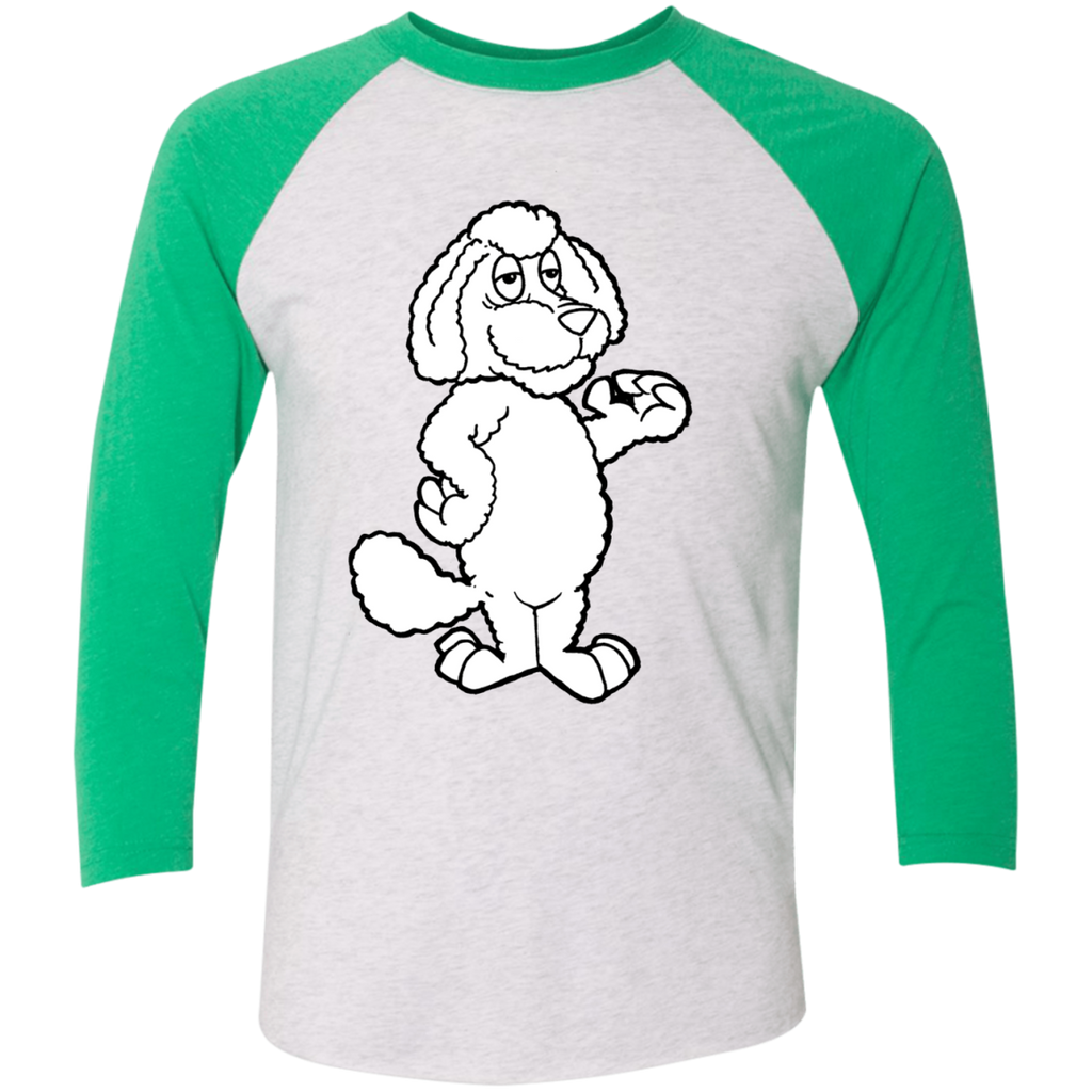 NL6051 Next Level Tri-Blend 3/4 Sleeve Baseball Raglan T-Shirt