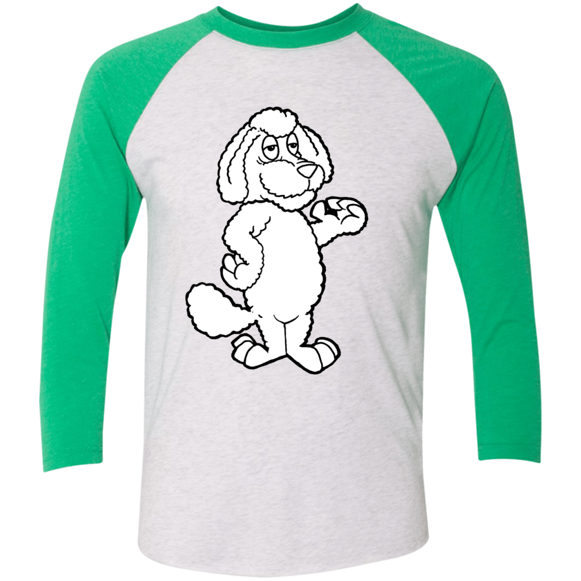 NL6051 Next Level Tri-Blend 3/4 Sleeve Baseball Raglan T-Shirt