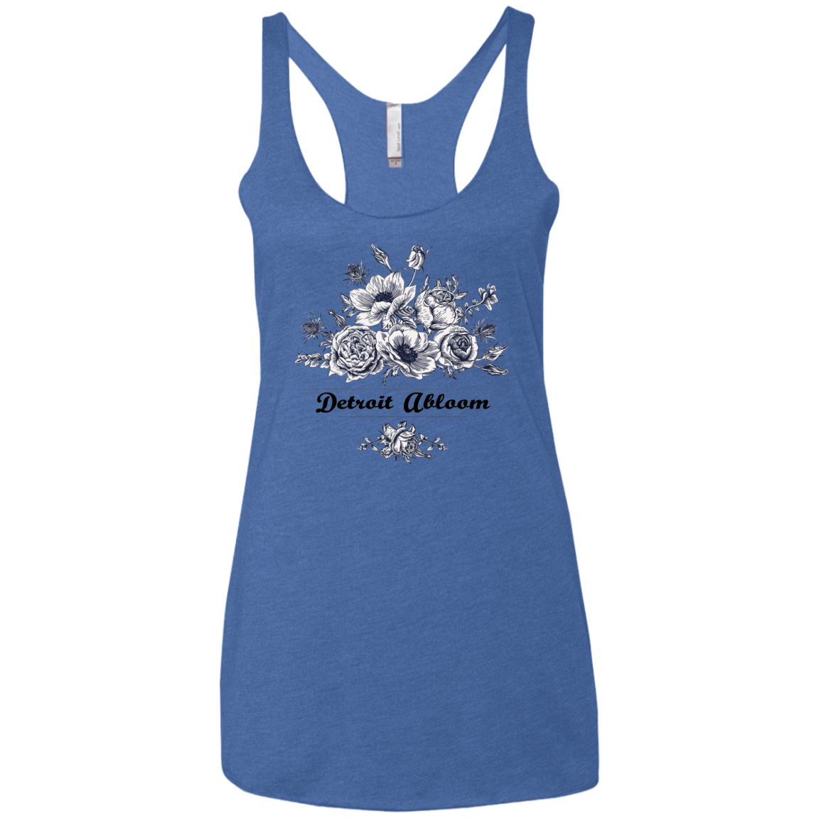 DetroitAbloomShirt NL6733 Next Level Ladies' Triblend Racerback Tank